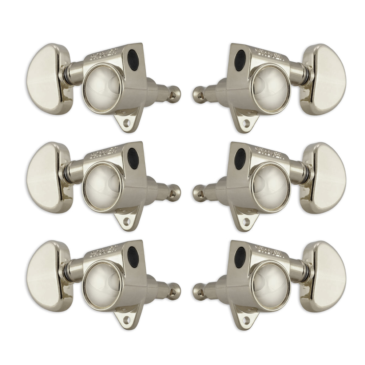 Grover Original Rotomatics Machineheads ~ 3+3 ~ Nickel