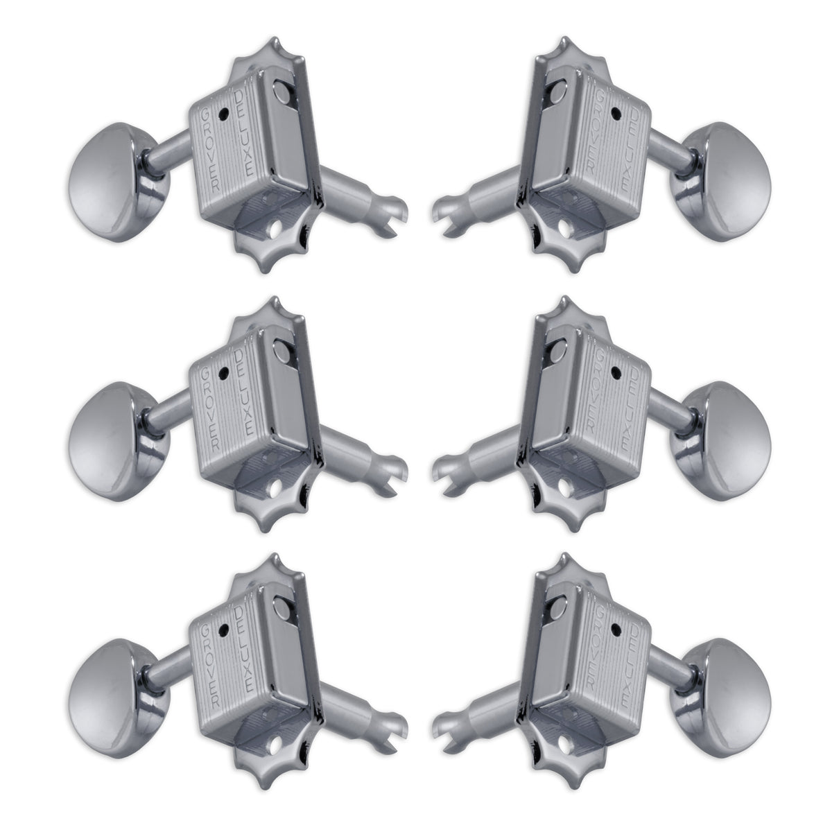 Grover Deluxe Machineheads – Chrome