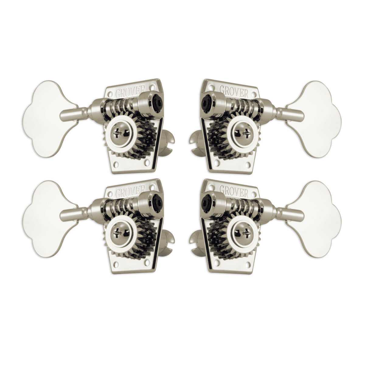 Grover Vintage Bass Machineheads 2+2 – Nickel