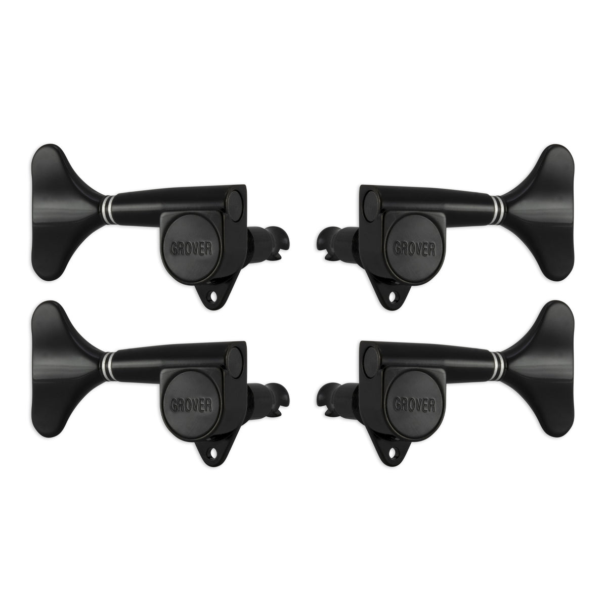 Grover Mini Bass Machineheads 2+2 – Black