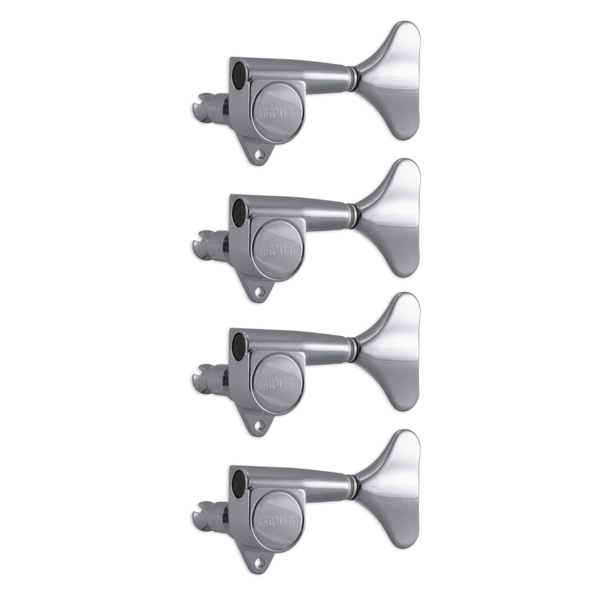 Grover Mini Bass Machineheads 4 in-line – Chrome