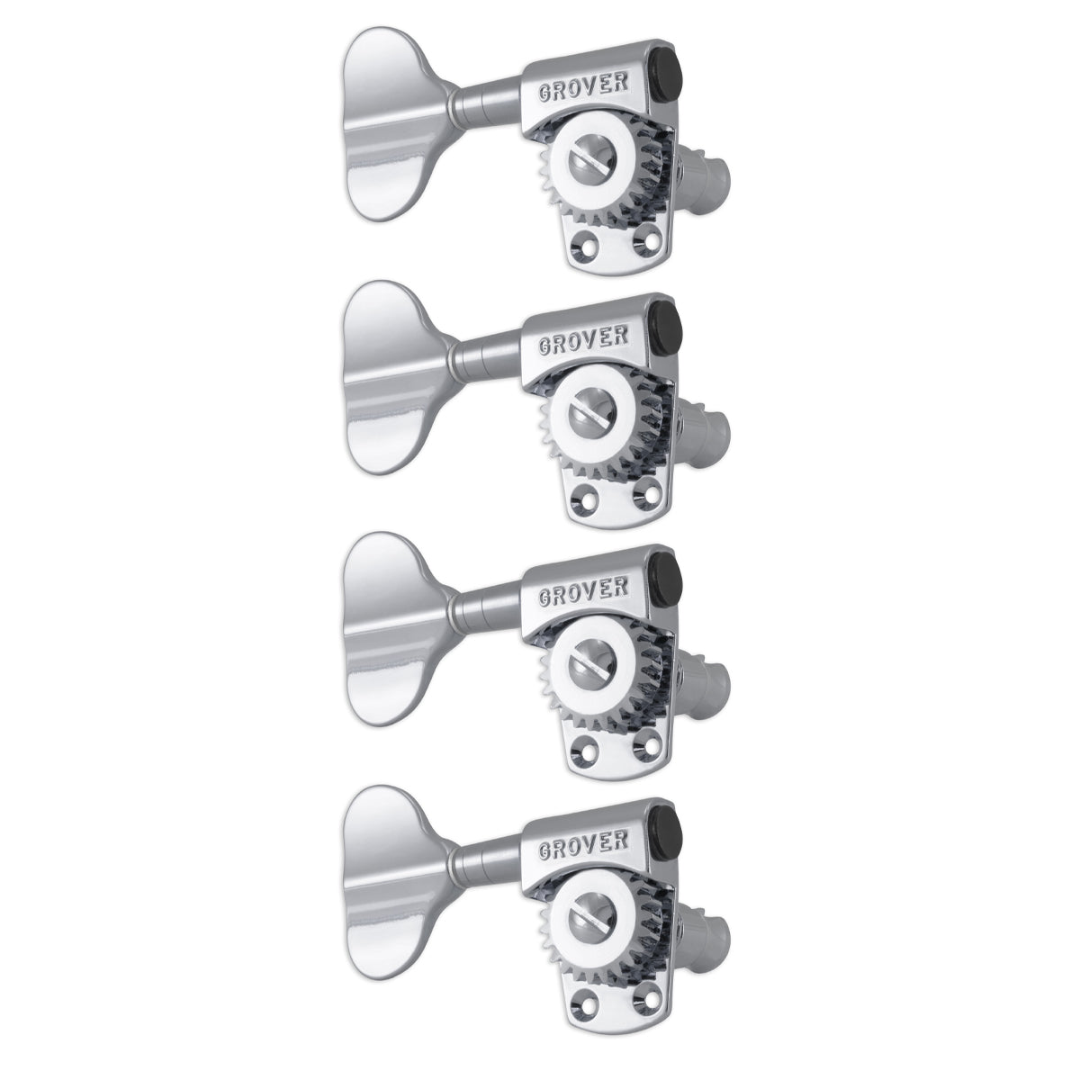 Grover Titan Bass Machineheads 4 in-line – Chrome Left Hand