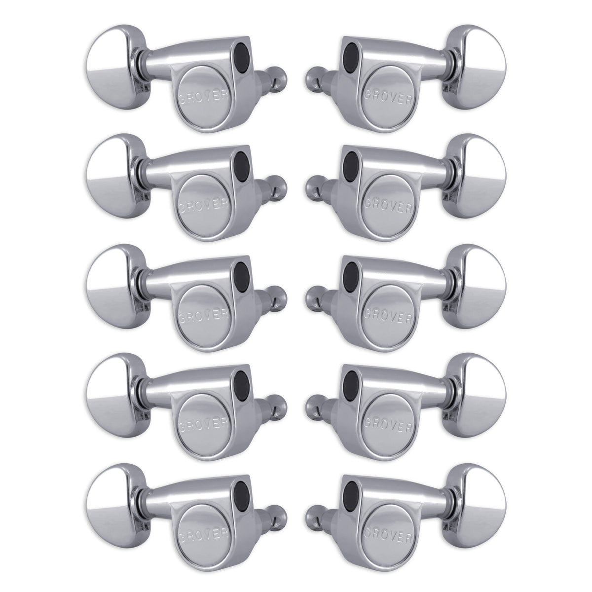 Grover Pedal Steel Guitar Machineheads (Set of 10) – Chrome