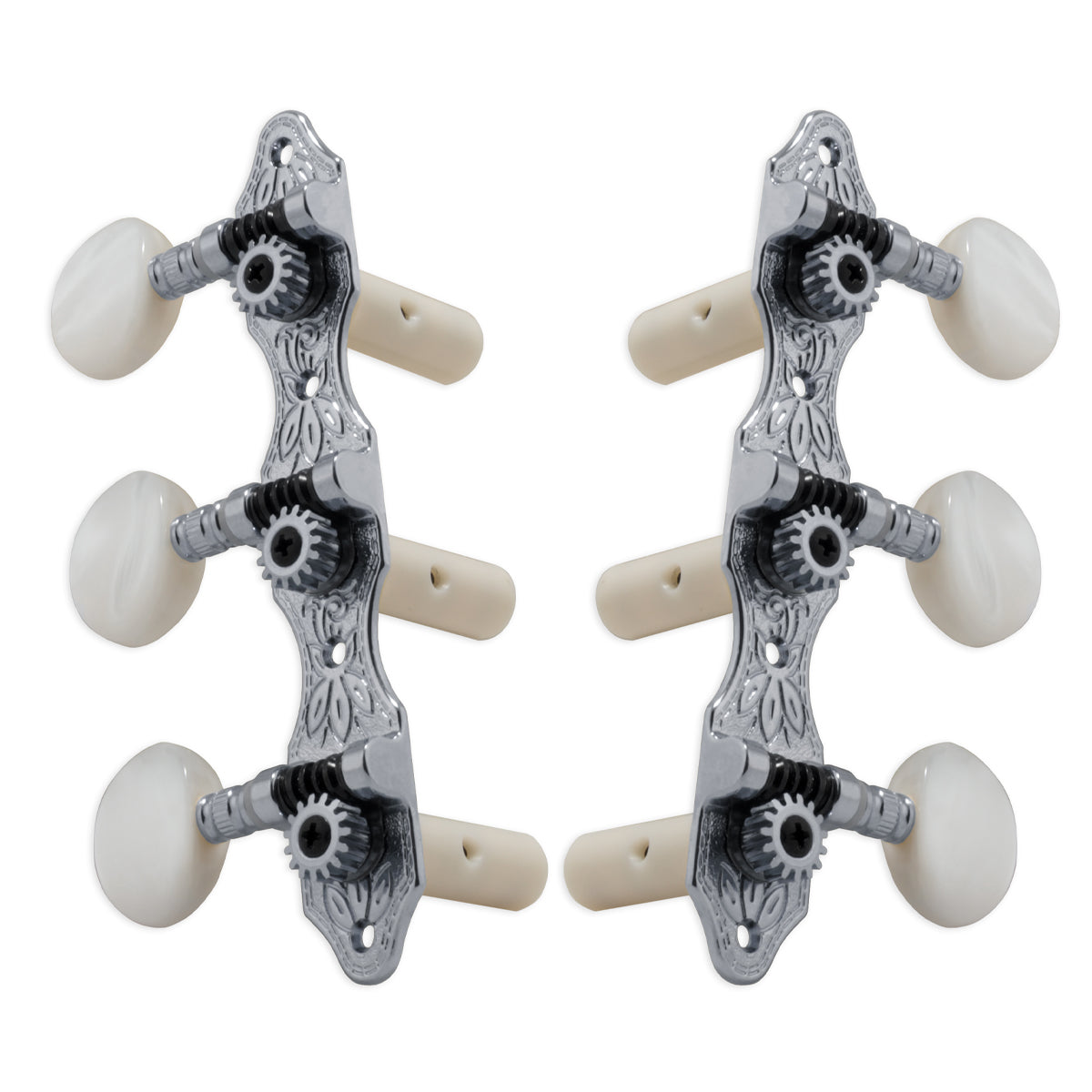 Grover Deluxe Classic Machineheads 3+3 – Chrome