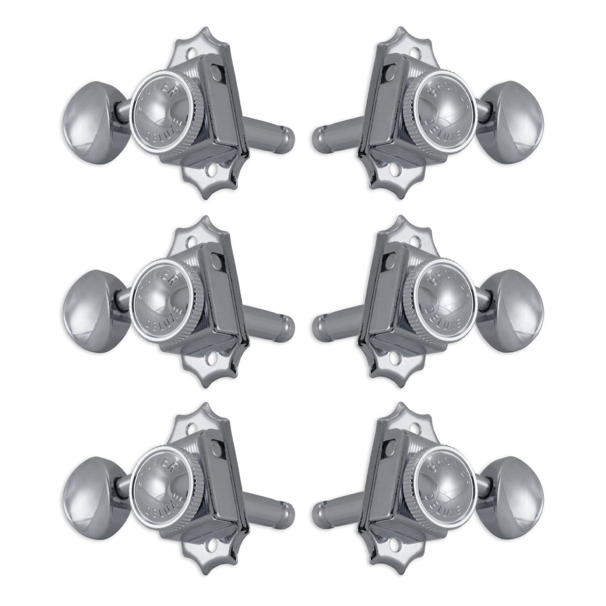 Grover Vintage Locking Machineheads 3+3 – Chrome