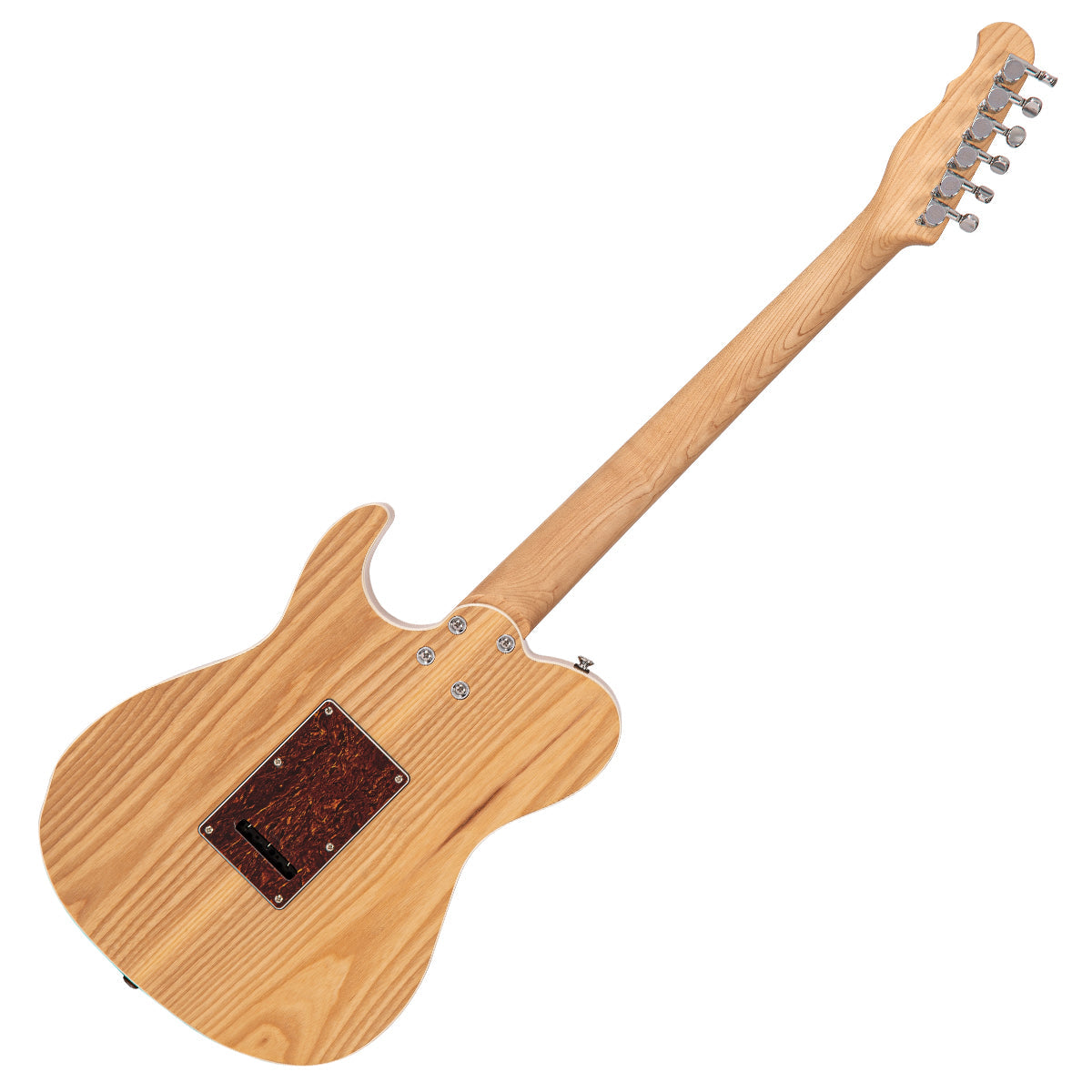 Natural Ash Fret-King Country Squire Semitone De Luxe Electric Guitar