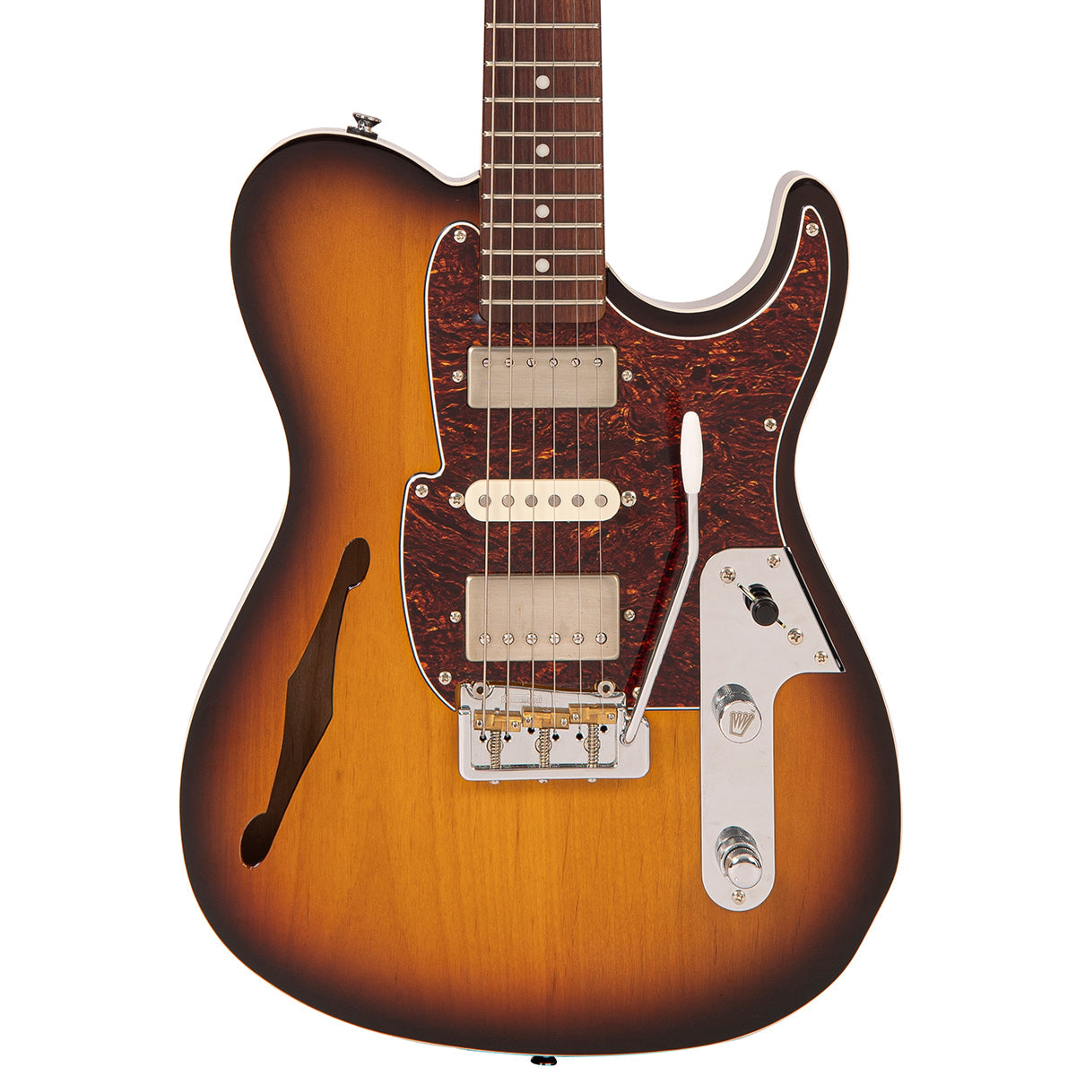Original Classic Burst Fret-King Country Squire Semitone De Luxe Electric Guitar