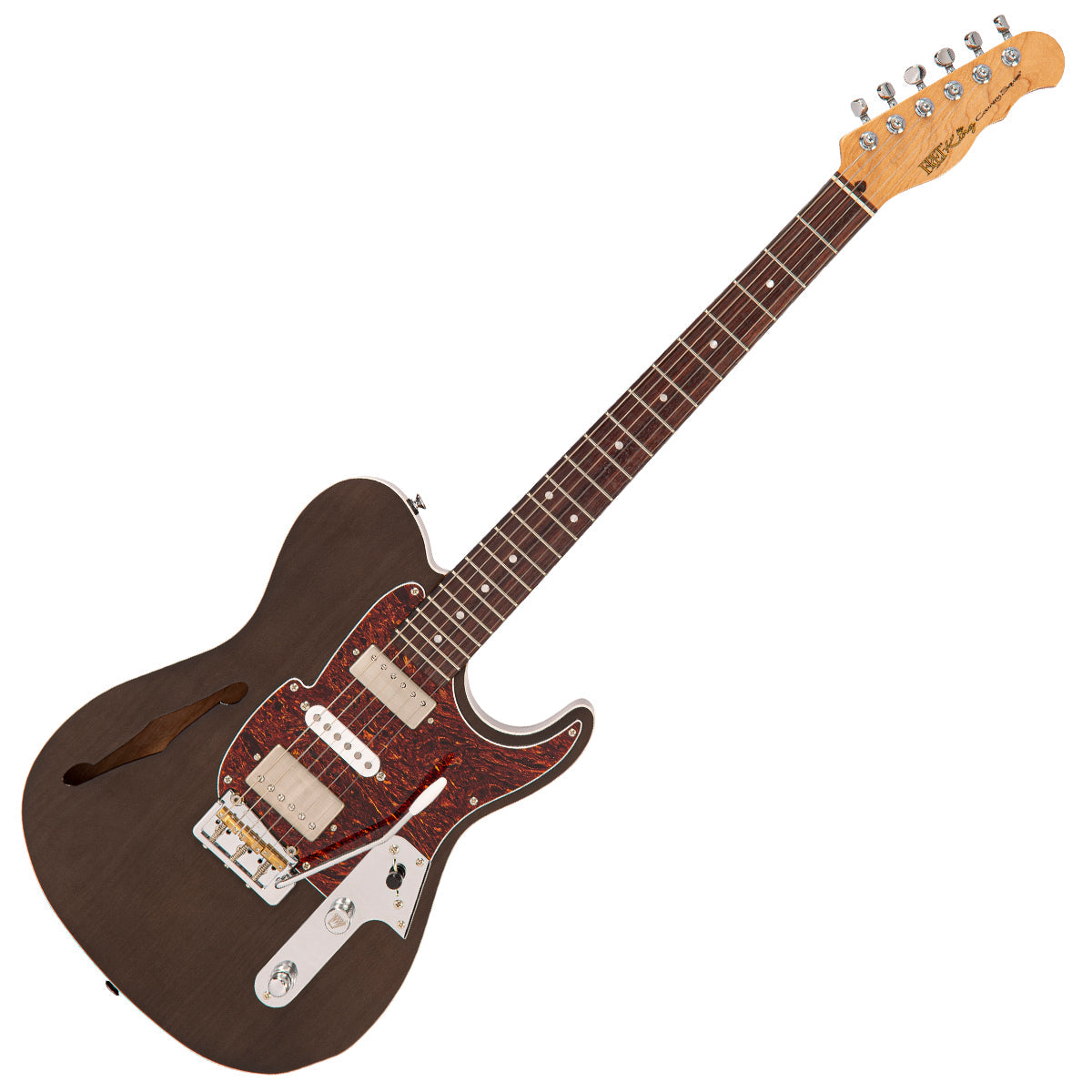 Thru Black Fret-King Country Squire Semitone De Luxe Electric Guitar