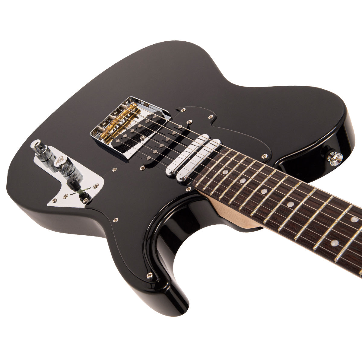 Gloss Black Fret-King Country Squire Music Row Electric Guitar