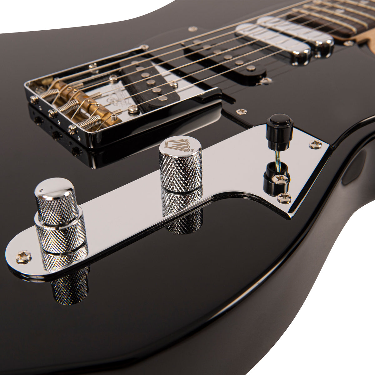 Gloss Black Fret-King Country Squire Music Row Electric Guitar