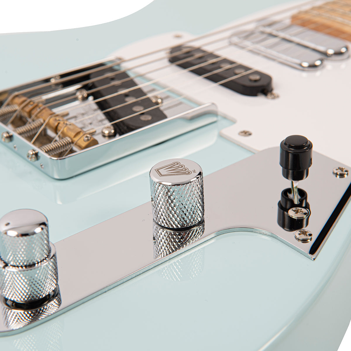 Laguna Blue Fret-King Country Squire Music Row Electric Guitar