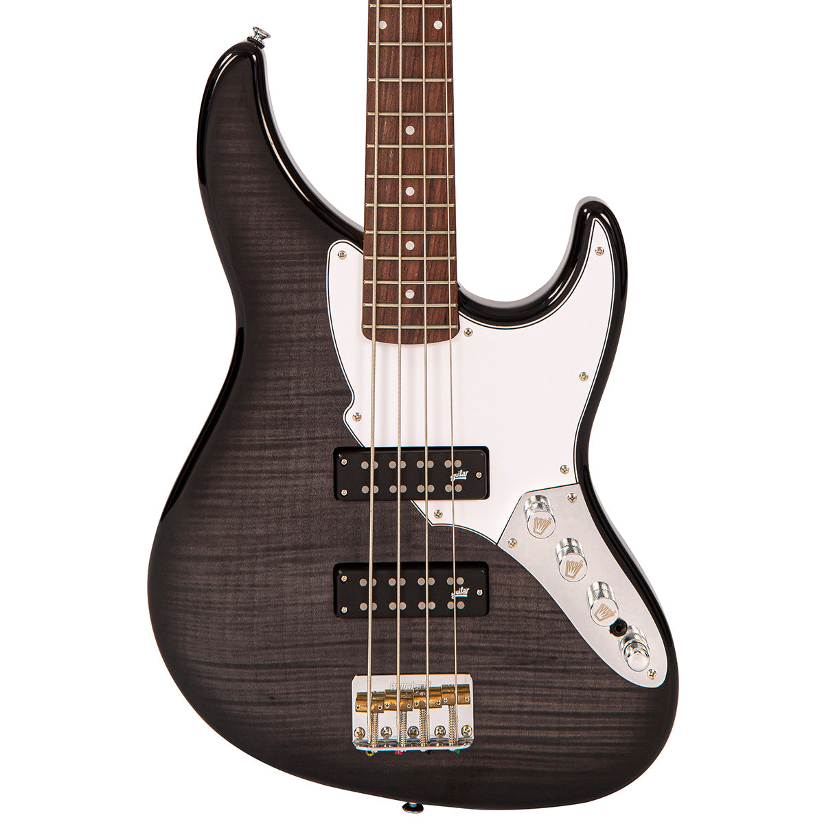 Blackburst Fret-King Perception Custom Bass Guitar