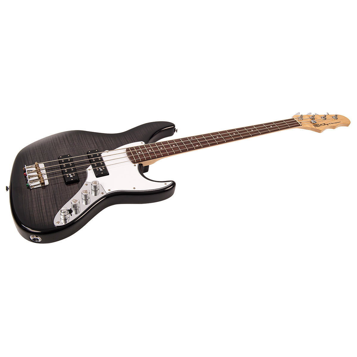 Blackburst Fret-King Perception Custom Bass Guitar