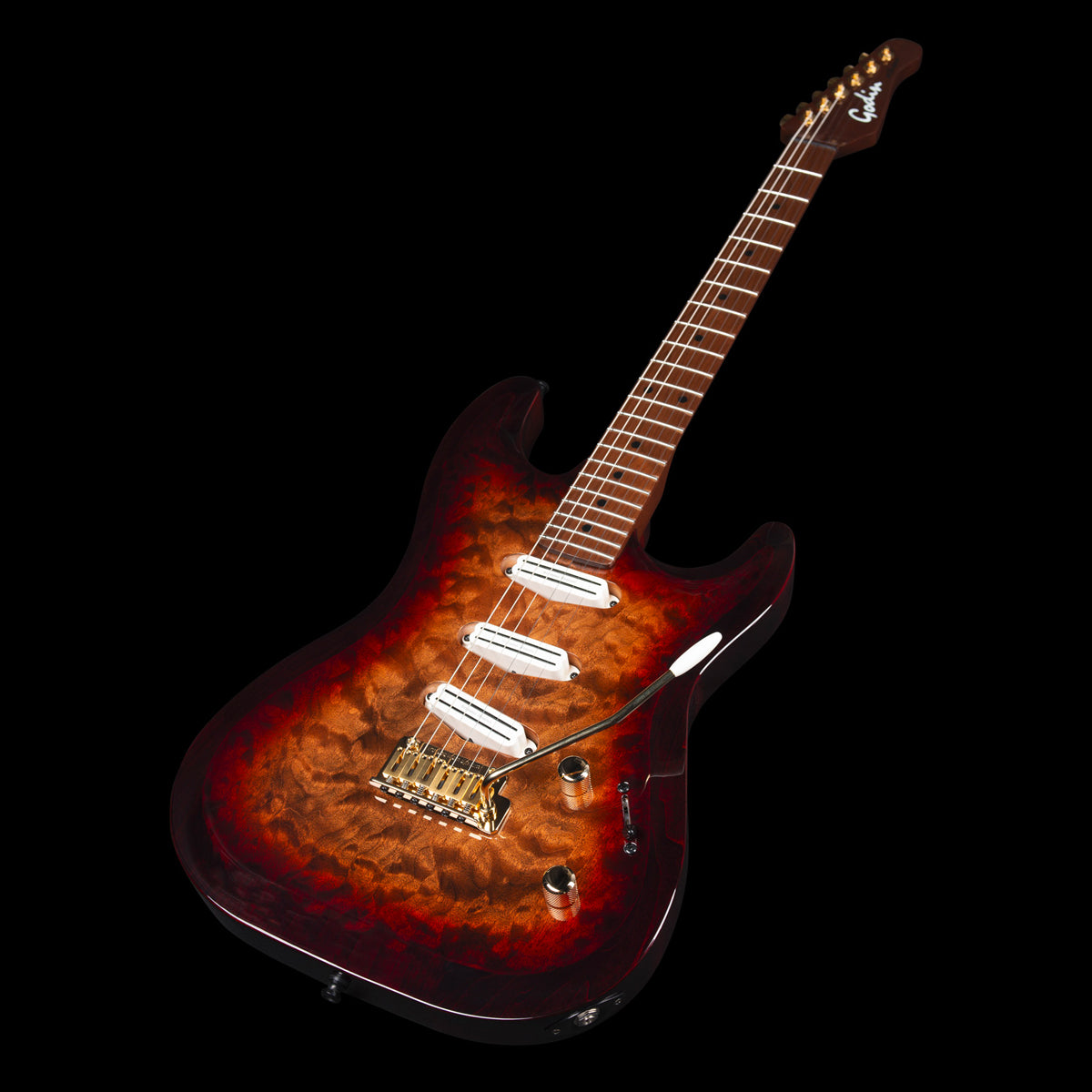 Whiskeyburst Godin Artisan ST-III Electric Guitar