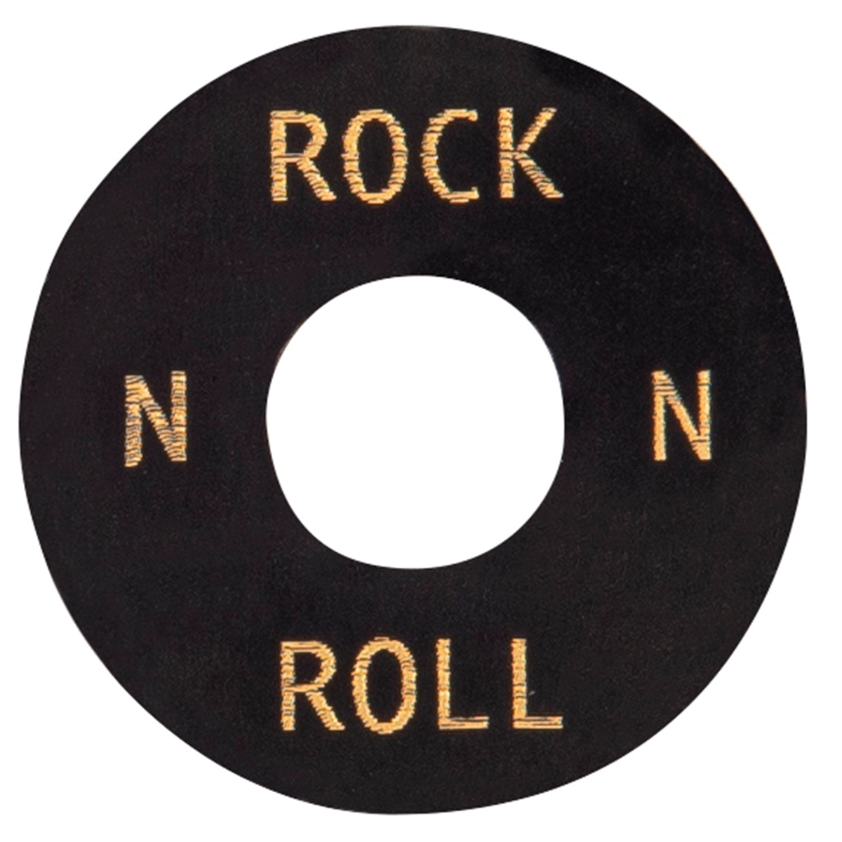 Joe Doe Poker Chip Toggle Switch Surround ~ Aged Black ~ Rock/Roll