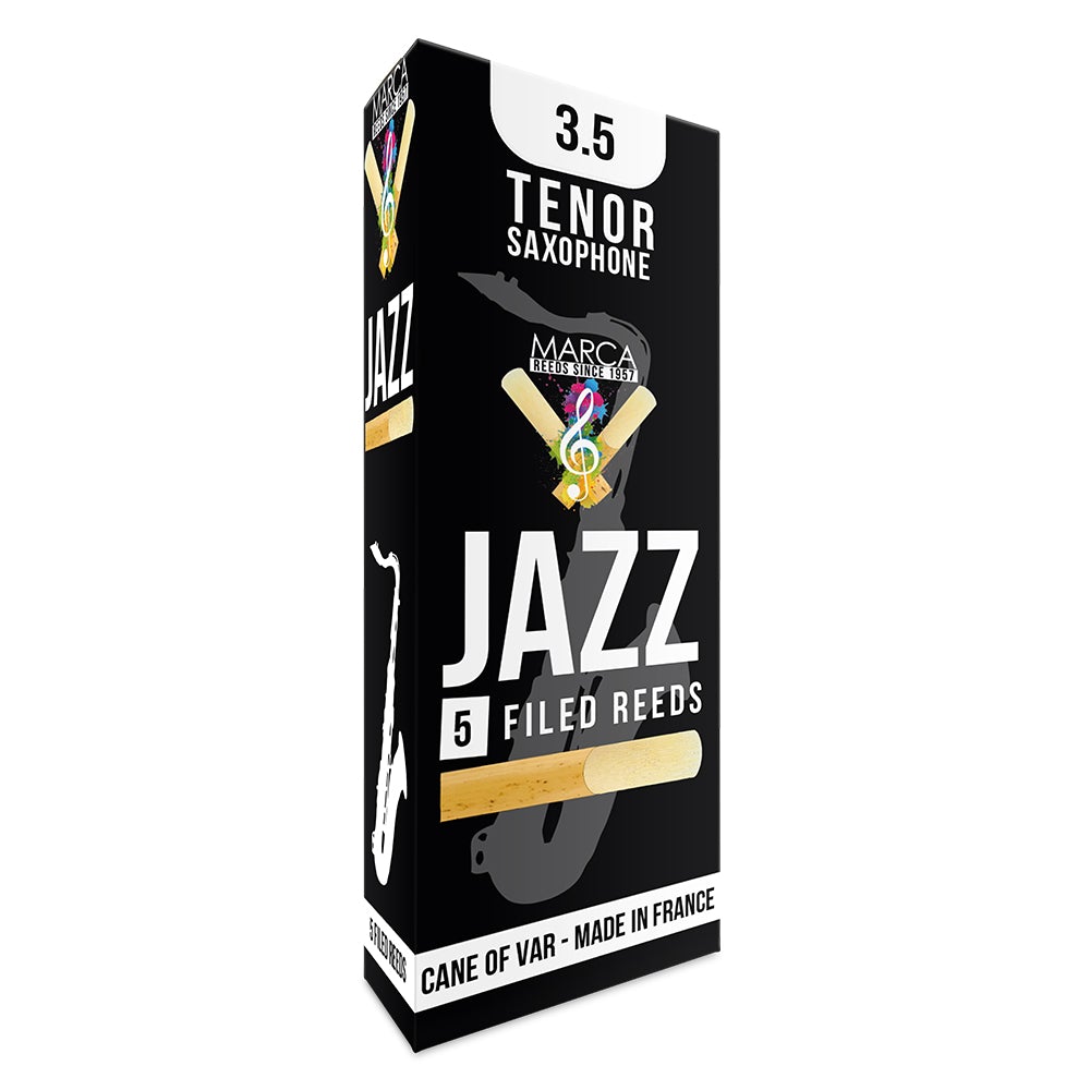 Marca Jazz Filed Reeds ~ 5 Pack ~ Tenor Sax ~ 3.5