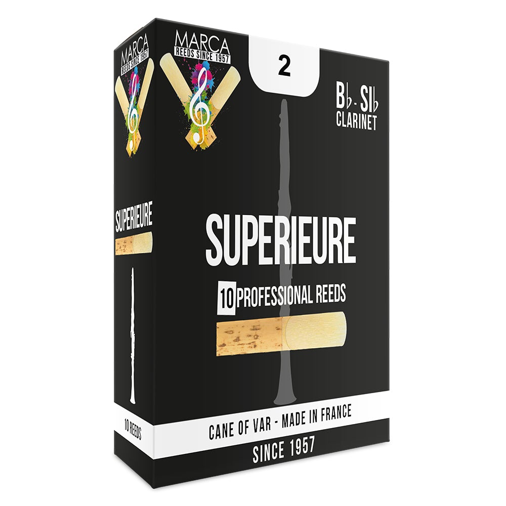 Marca Superieure Reeds ~ 10 Pack ~ Bb Clarinet ~ 2