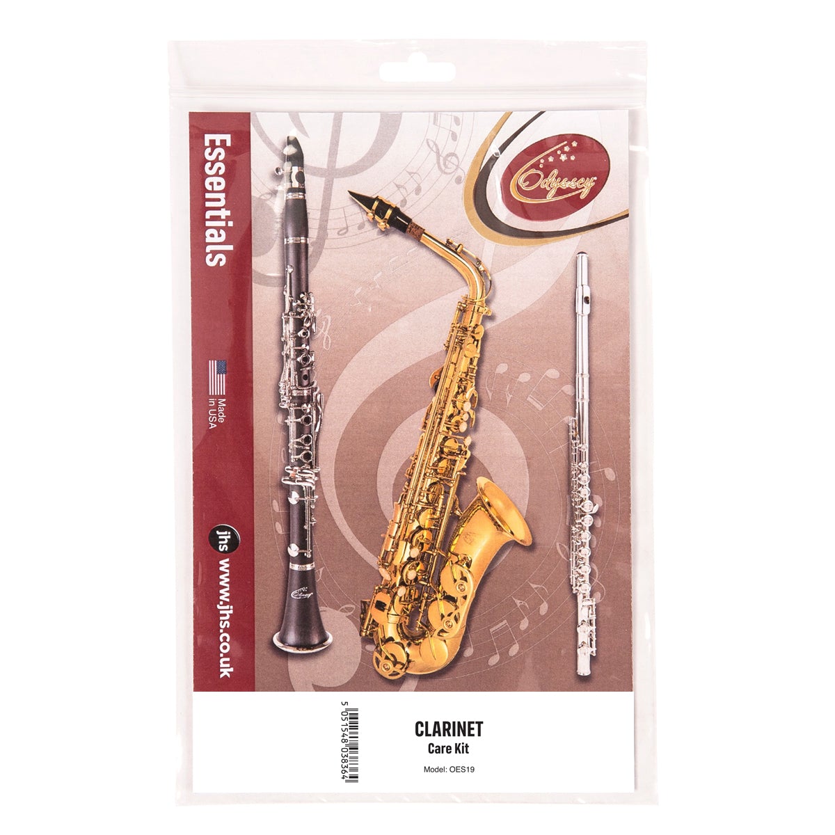 Odyssey Essentials Care Kit ~ Clarinet