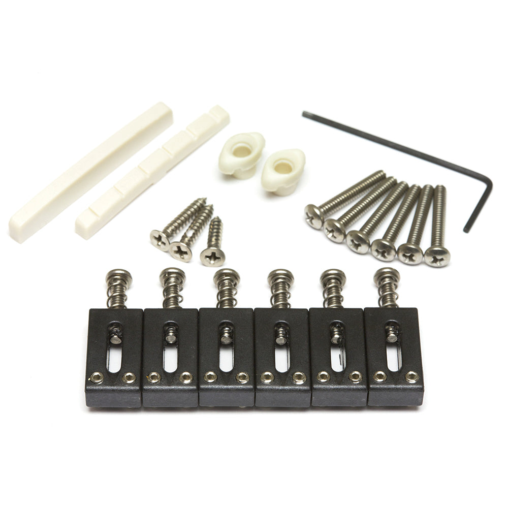 String Saver Saddle Strat & Tele Style 2 1/16" Spaced (6 Pcs)