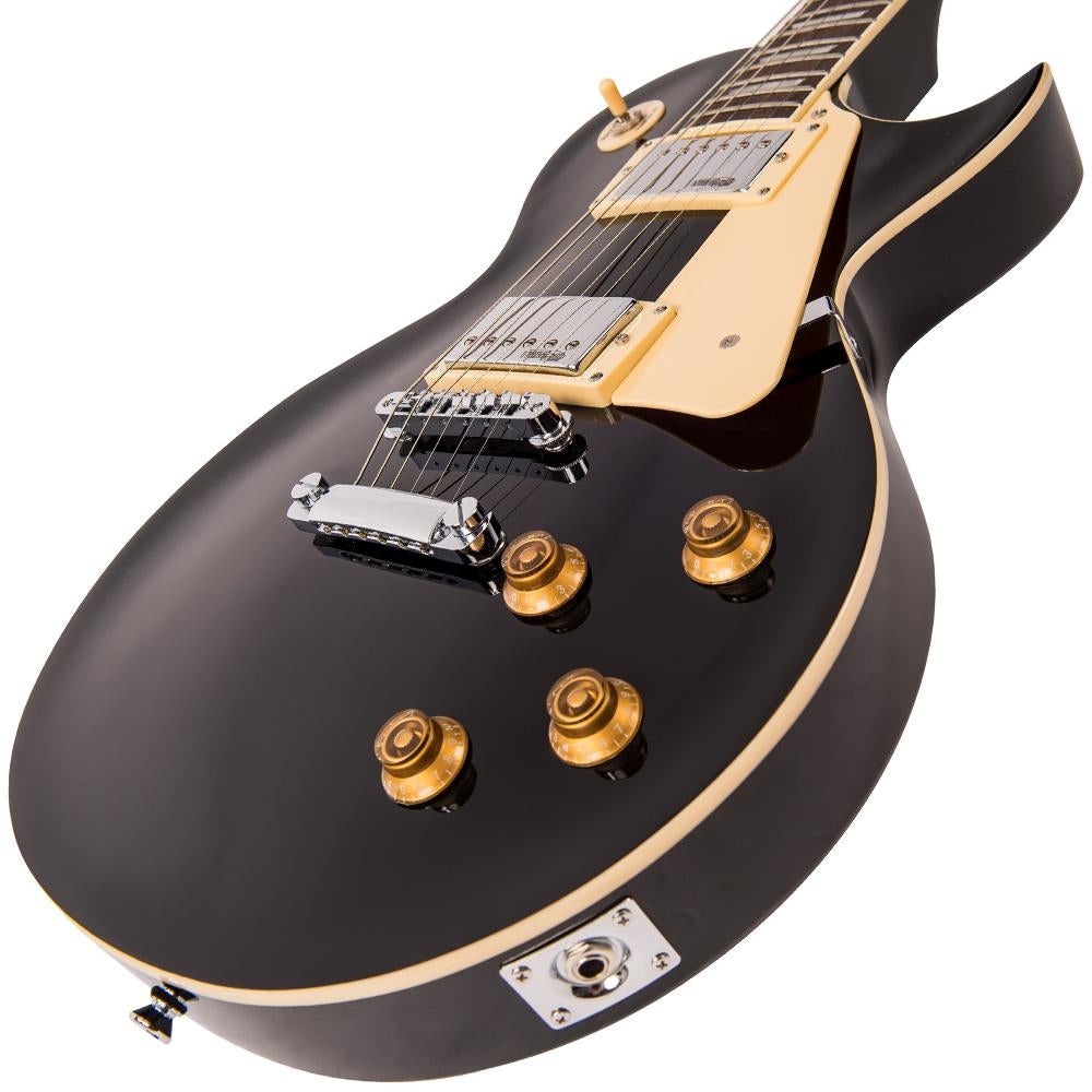 Boulevard Black Vintage V100 ReIssued Electric Guitar