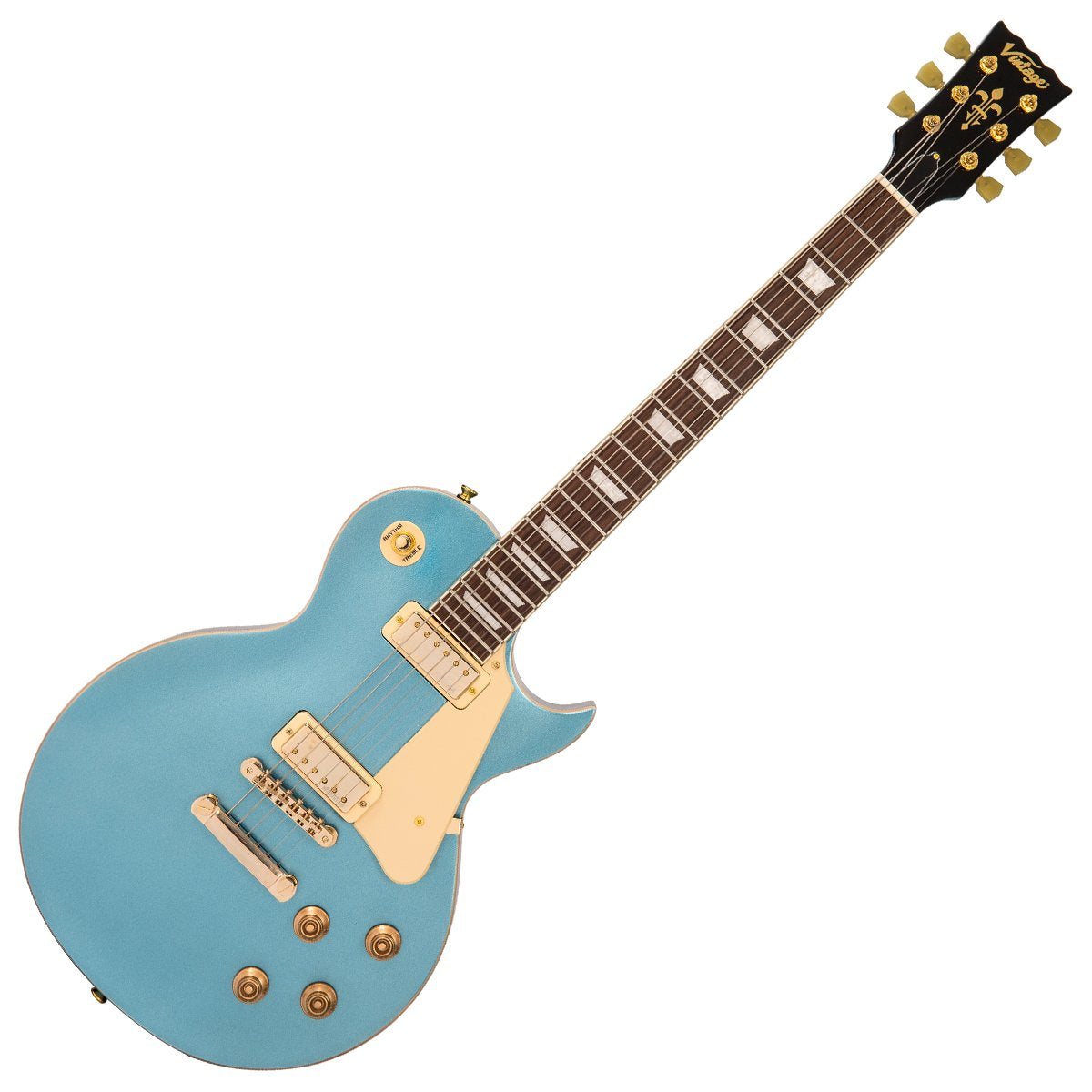 Gun Hill Blue Vintage V100M ReIssued Electric Guitar