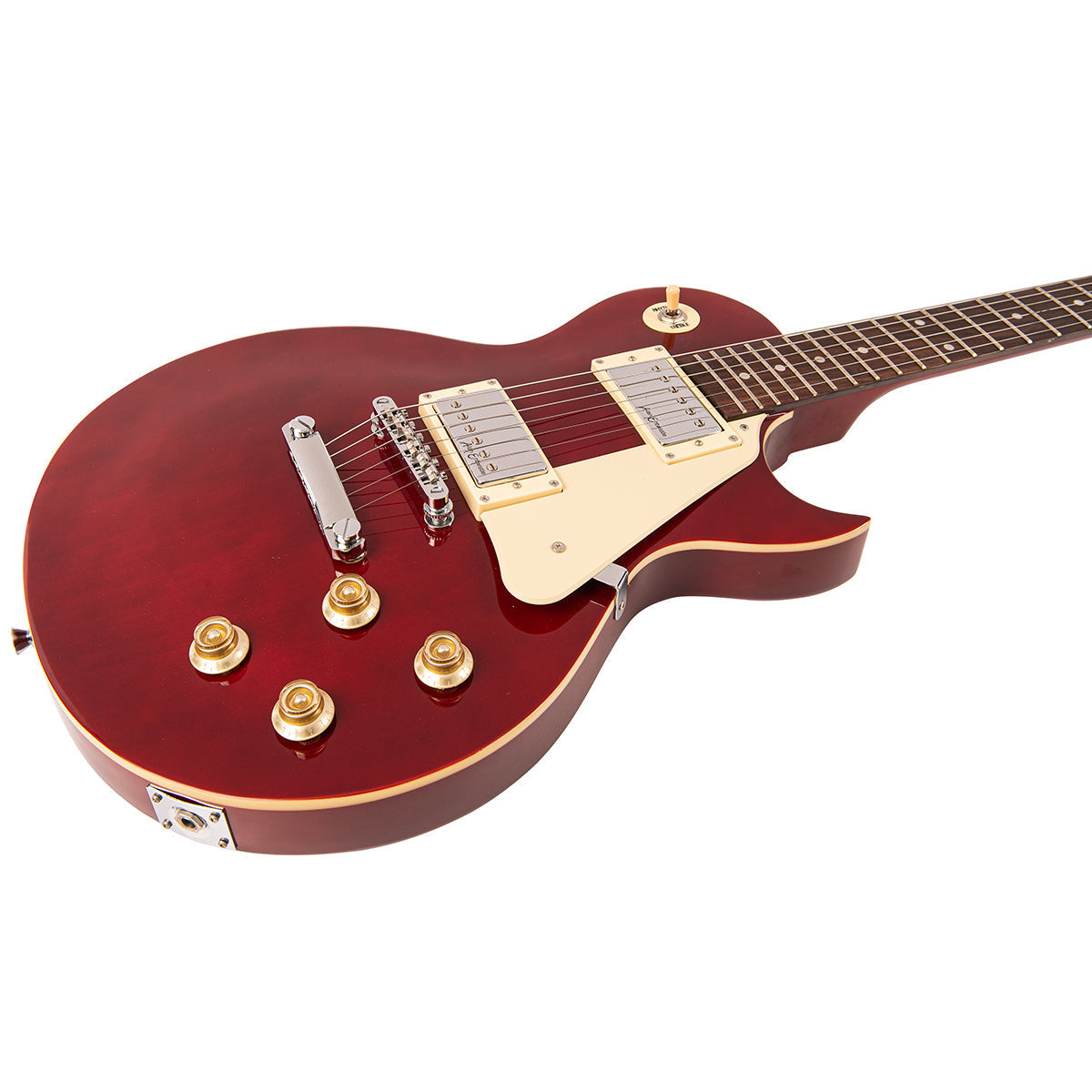 Wine Red Vintage V10 Coaster Series Electric Guitar Pack