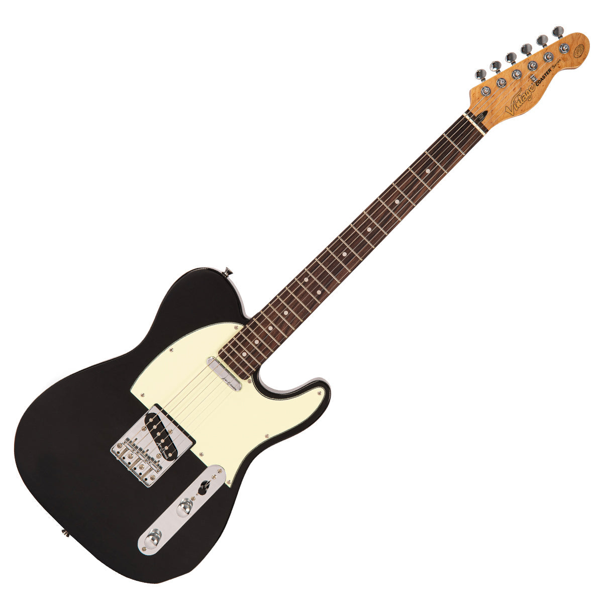 Boulevard Black Vintage V20 Coaster Series Electric Guitar Pack