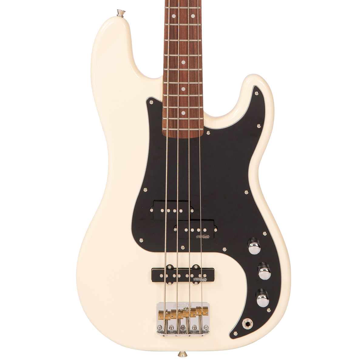 Vintage White Vintage V42 ReIssued Bass Guitar