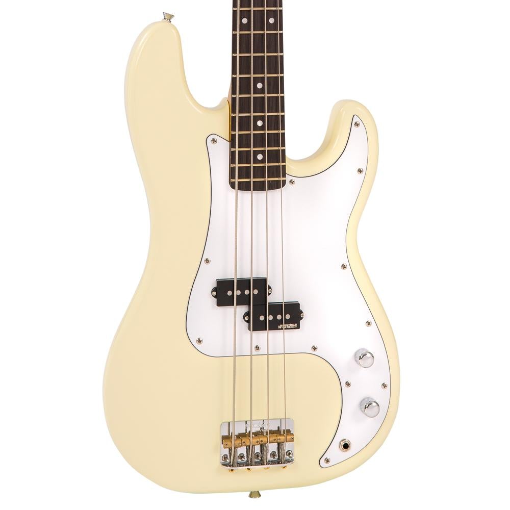 Vintage White Vintage V4 Reissued Bass