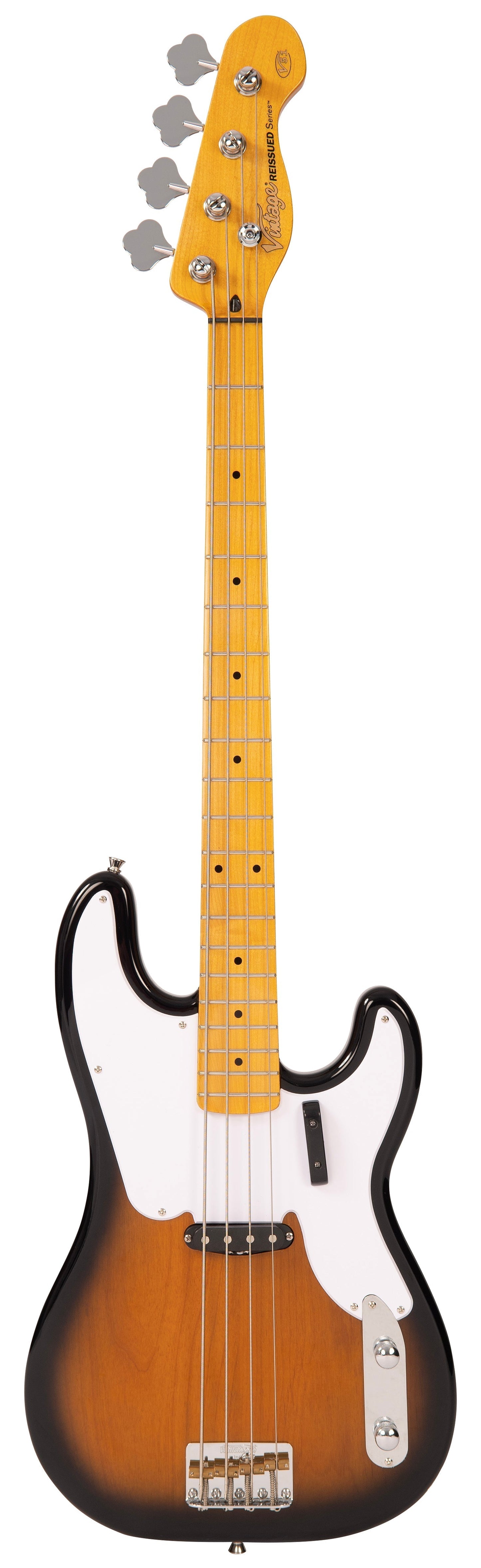 2 Tone Sunburst Vintage V51 ReIssued Bass Guitar