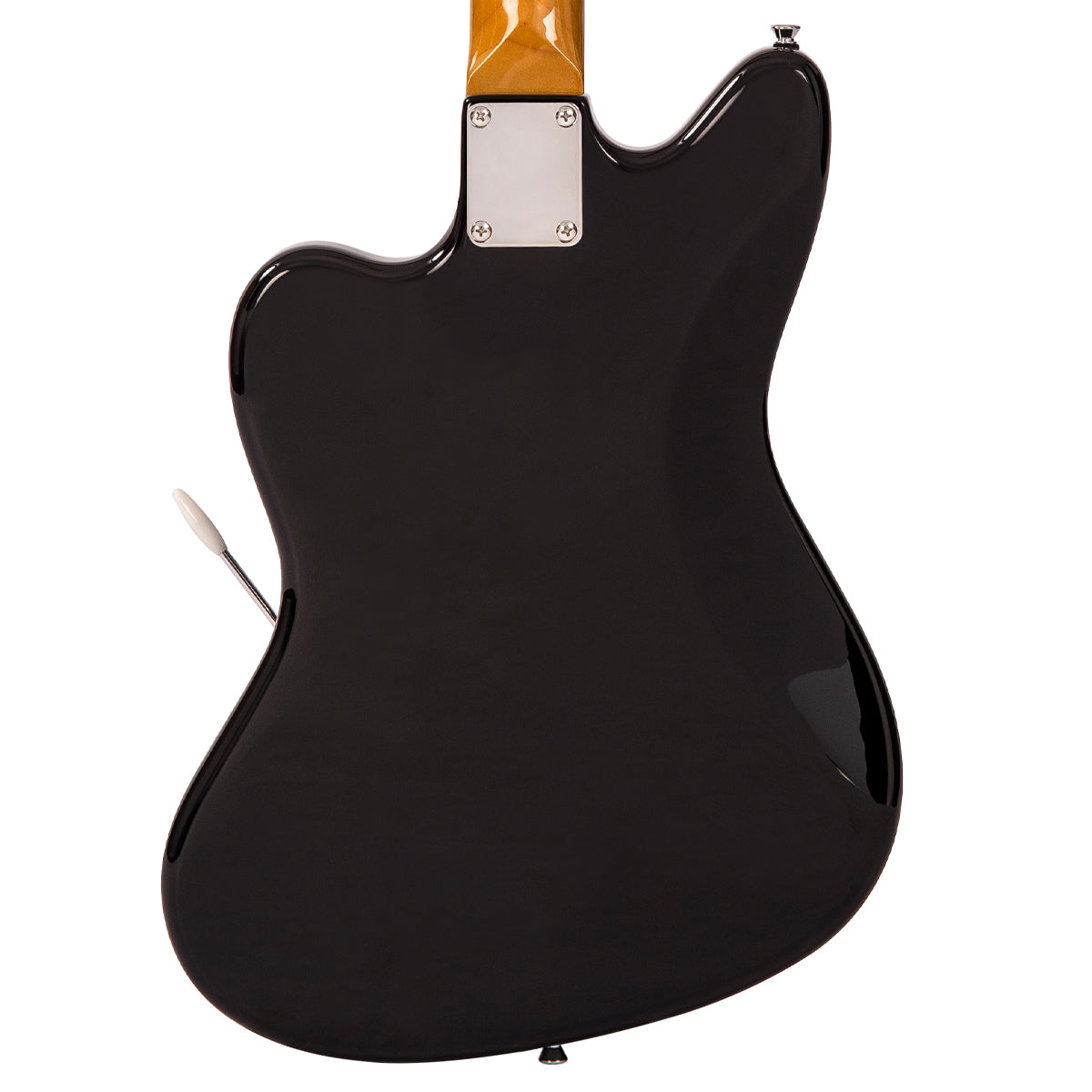 Boulevard Black Vintage V65 ReIssued Vibrato Electric Guitar