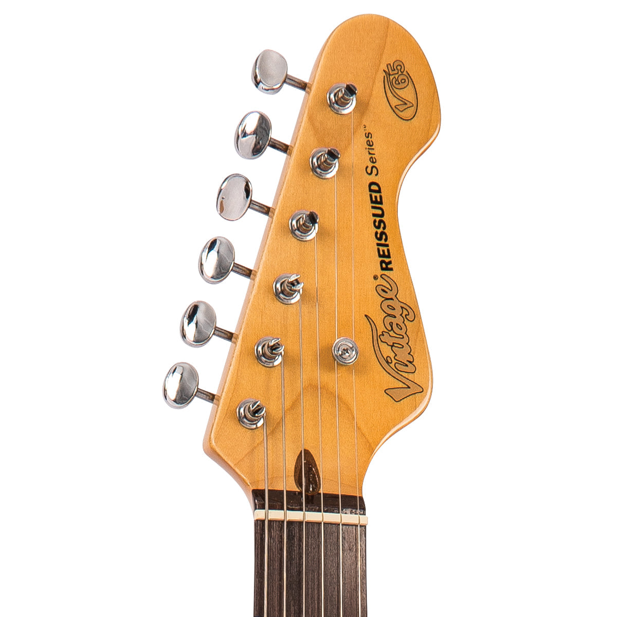 Boulevard Black Vintage V65 ReIssued Vibrato Electric Guitar