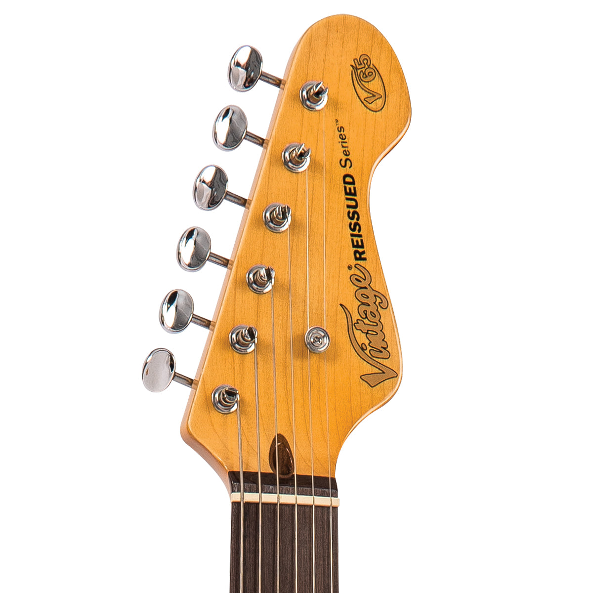Vintage White Vintage V65 ReIssued Vibrato Electric Guitar