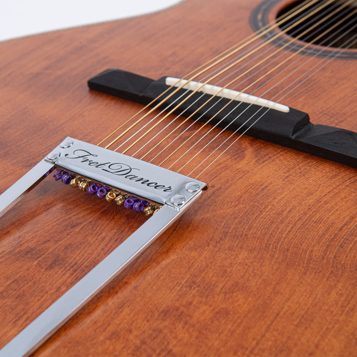 Aged Open Pore Vintage 'Fret Dancer' 12-String Electro-Acoustic Guitar