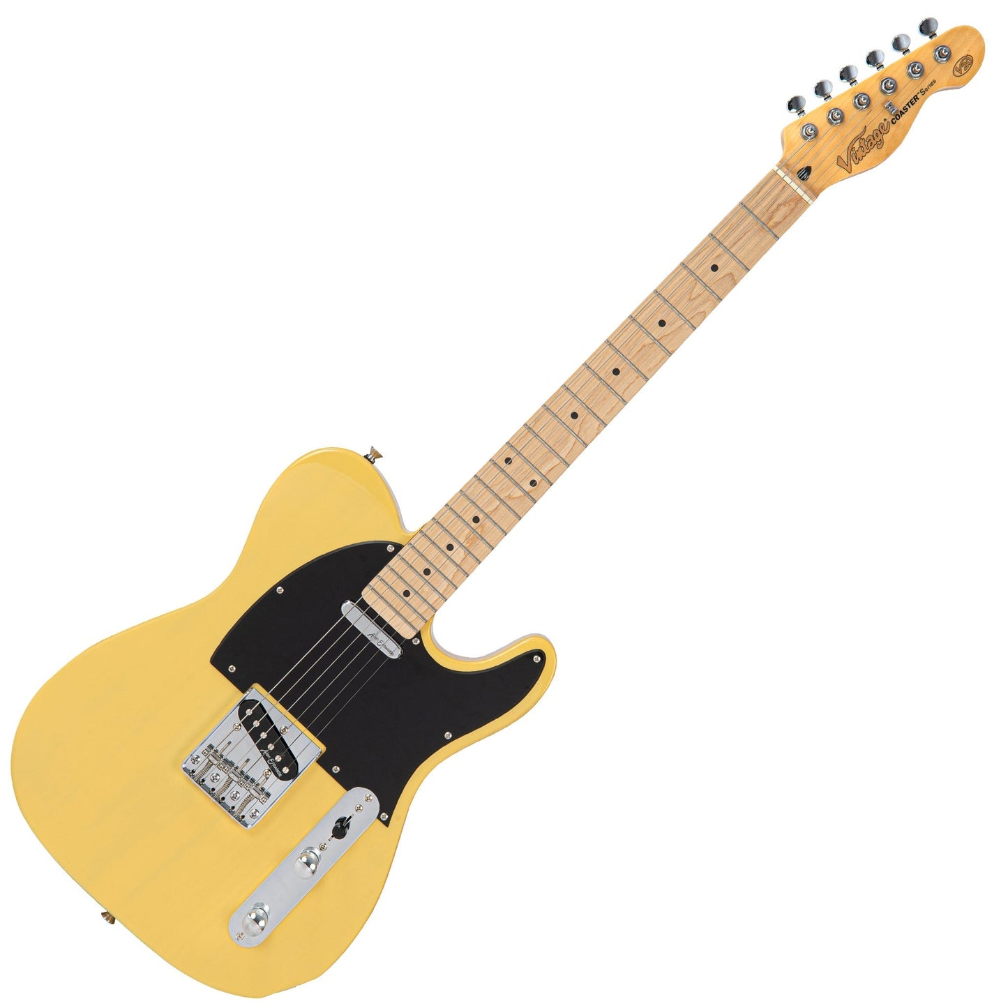 Butterscotch Vintage V20 Maple Coaster Series Electric Guitar Pack