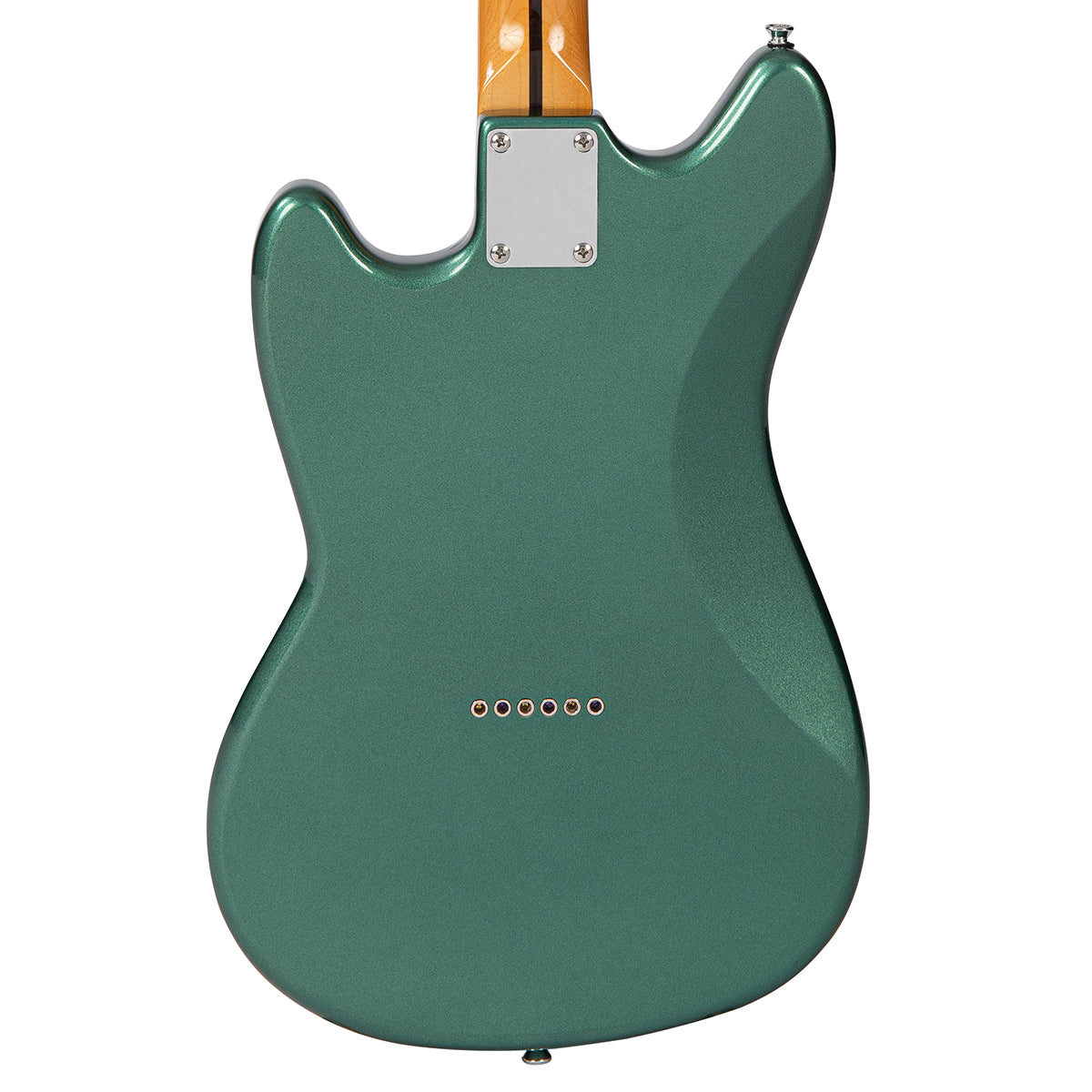 Metallic Sherwood Green Vintage REVO Series 'Colt HH Twin Hardtail' Guitar