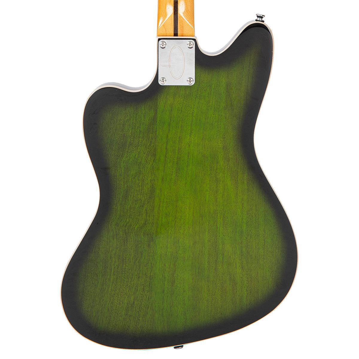 Greenburst Vintage REVO Series 'Surfmaster' Thinline Twin Electric Guitar
