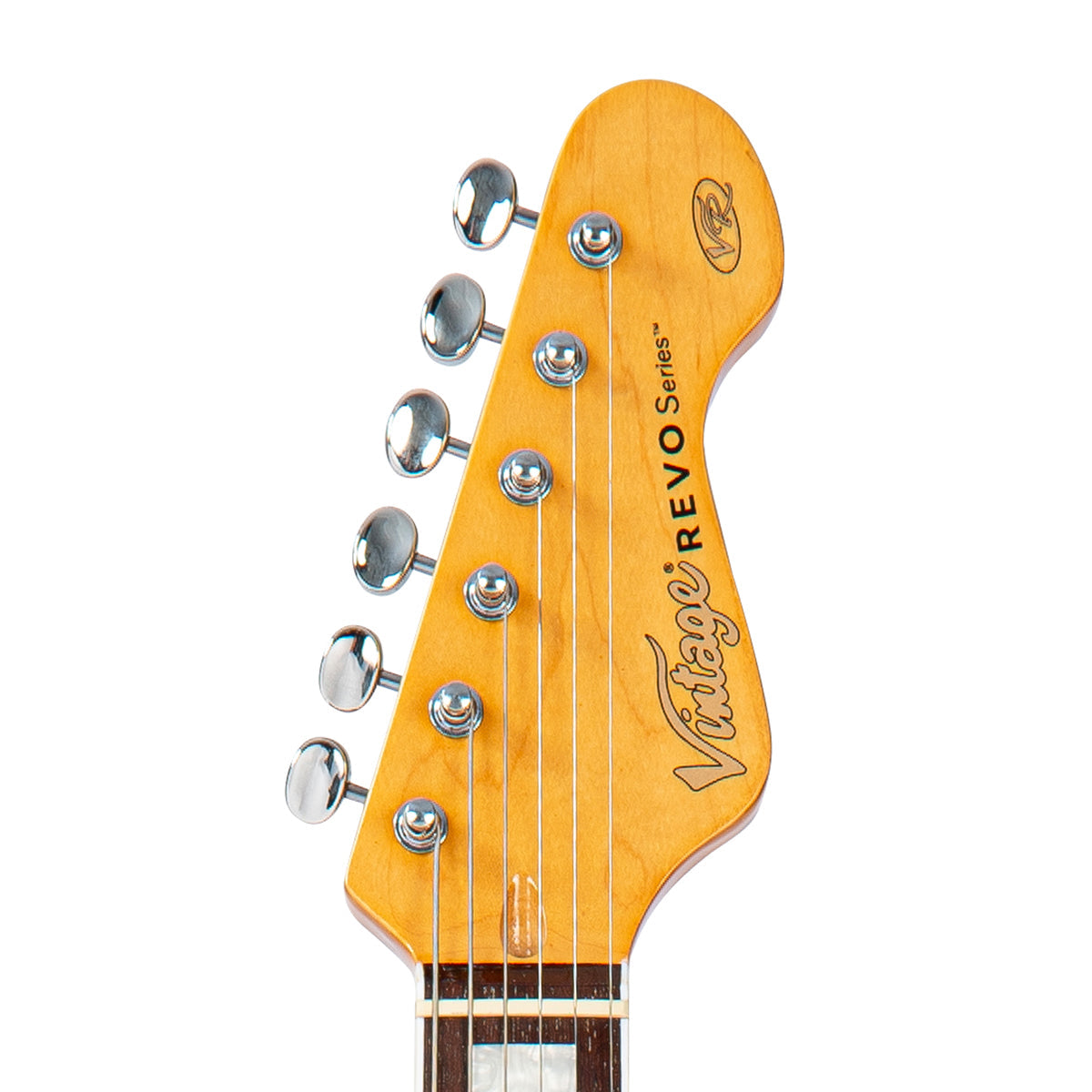 Firenza Red Vintage REVO Series 'Surfmaster Quad' Electric Guitar
