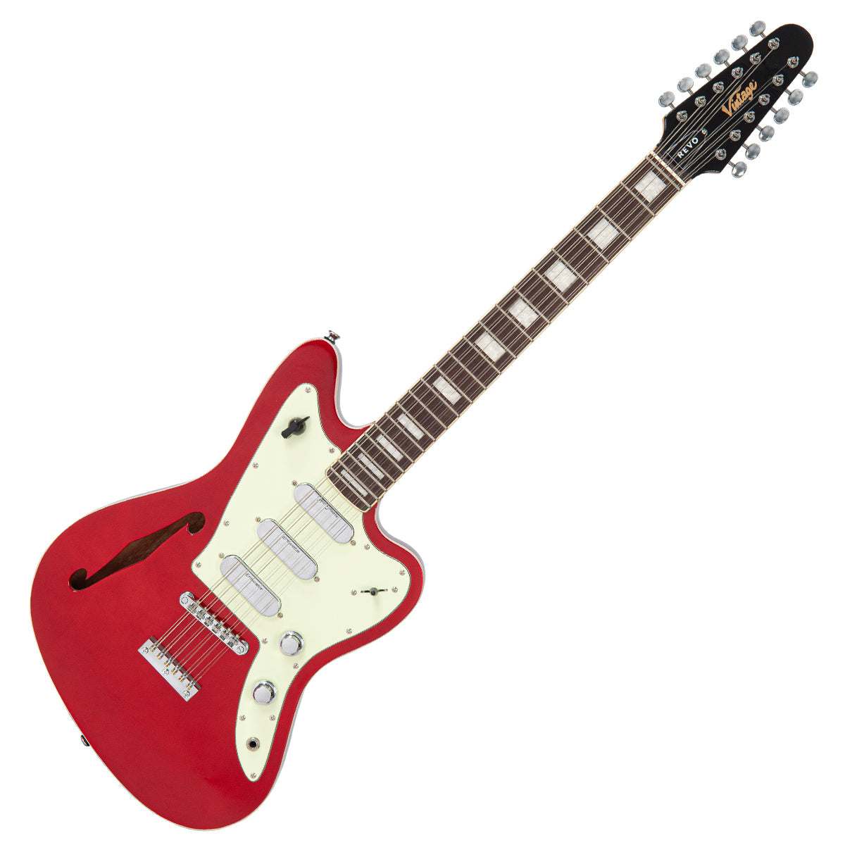 Candy Apple Red Vintage REVO Series 'Surfmaster Thinline 12'