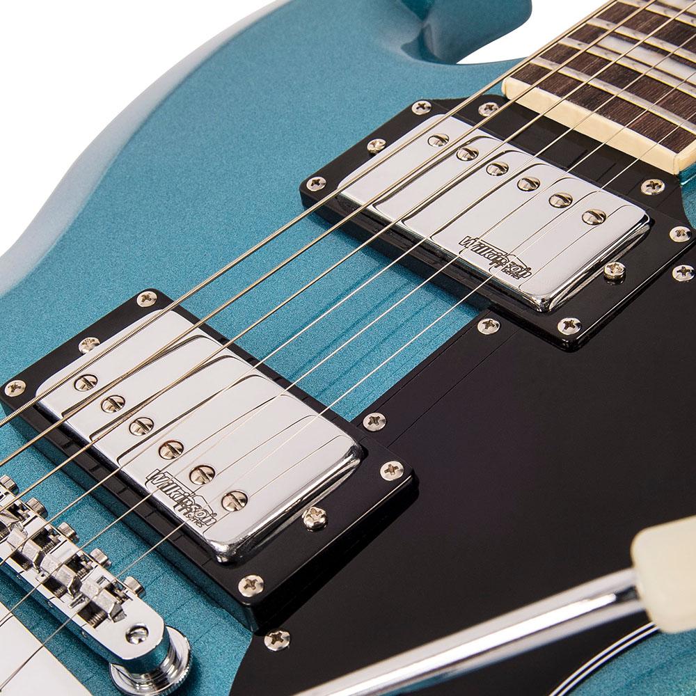 Gun Hill Blue Vintage VS6V ReIssued Electric Guitar with vintage style Vibrato