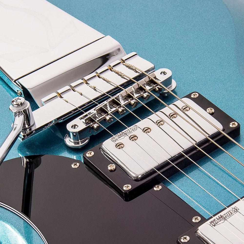 Gun Hill Blue Vintage VS6V ReIssued Electric Guitar with vintage style Vibrato