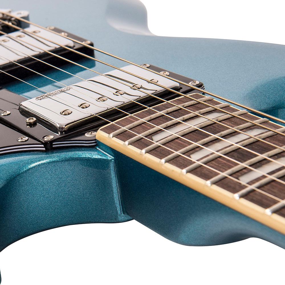 Gun Hill Blue Vintage VS6V ReIssued Electric Guitar with vintage style Vibrato