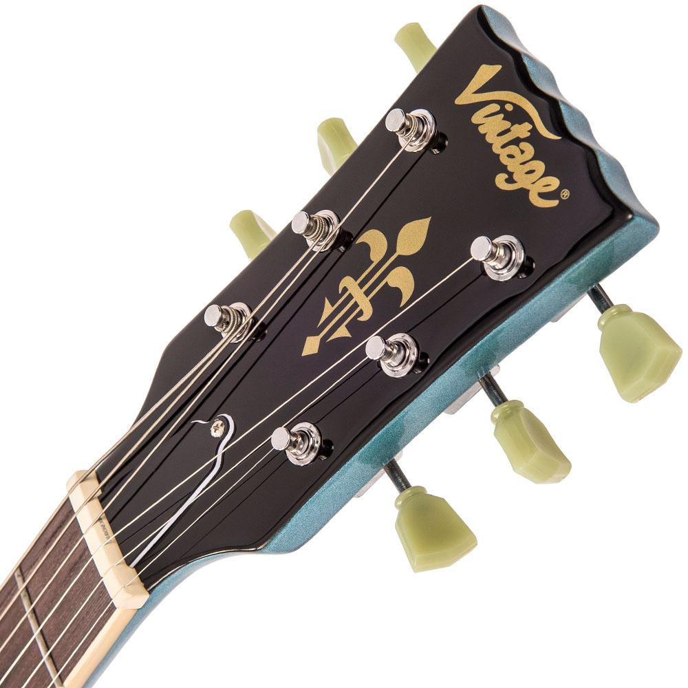 Gun Hill Blue Vintage VS6V ReIssued Electric Guitar with vintage style Vibrato