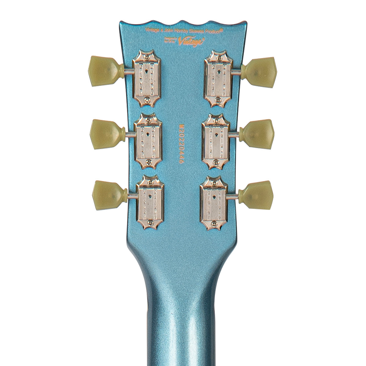 Gun Hill Blue Vintage VSA500B ReIssued Semi Acoustic Guitar with Bigsby