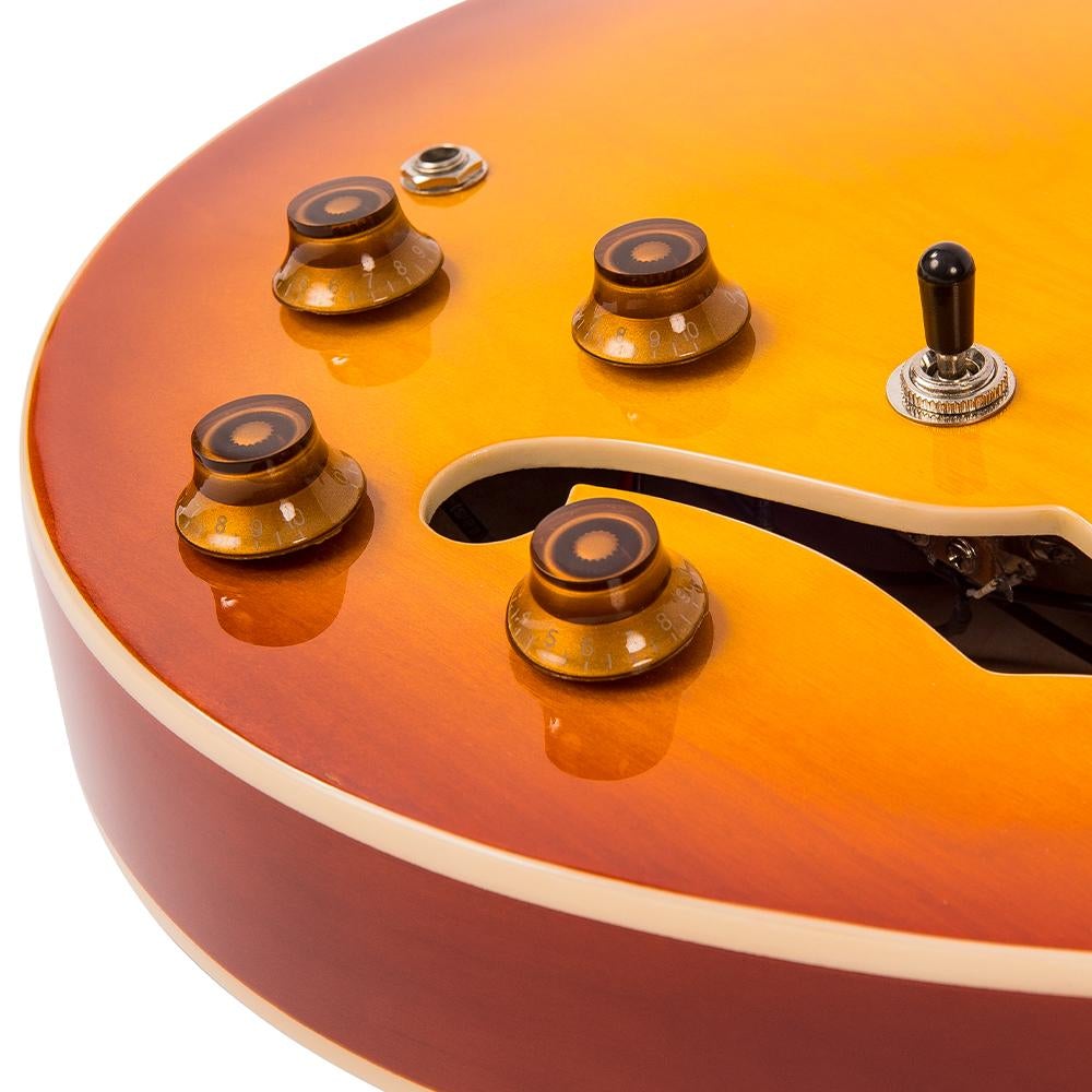 Honeyburst Vintage VSA500 ReIssued Semi Acoustic Guitar
