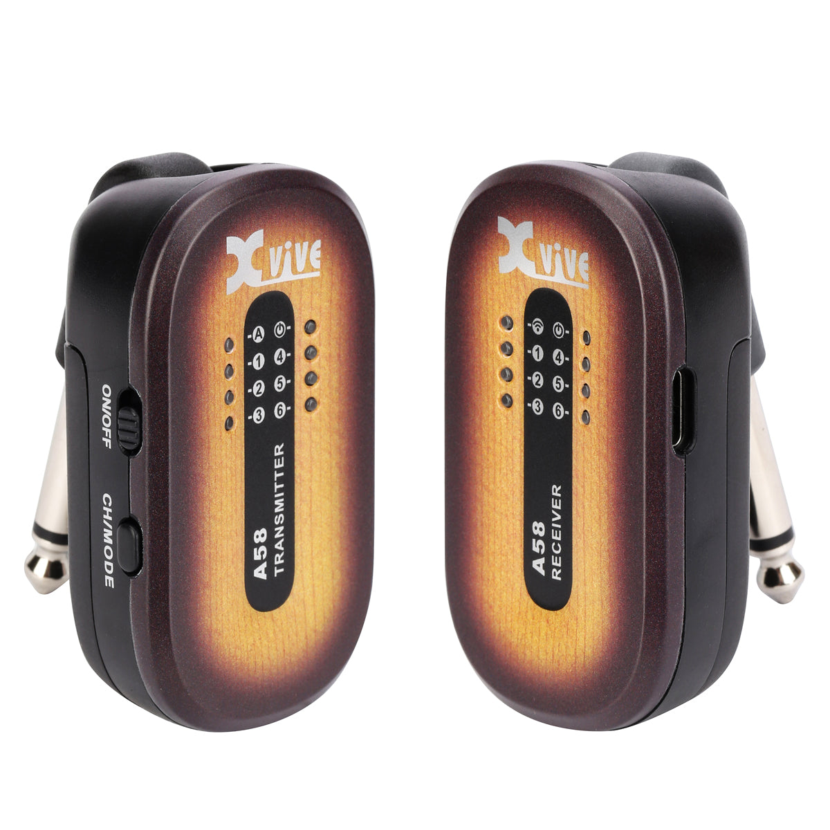 Vintage Sunburst Xvive A58 Wireless Guitar System