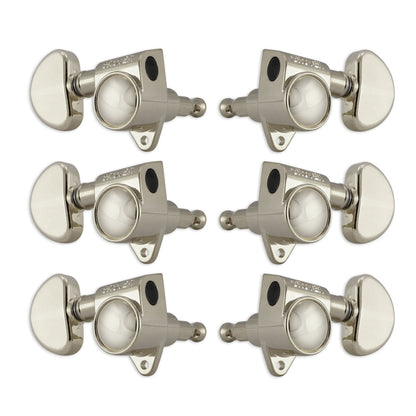 Grover Original Rotomatics Machineheads ~ 3+3 ~ Nickel