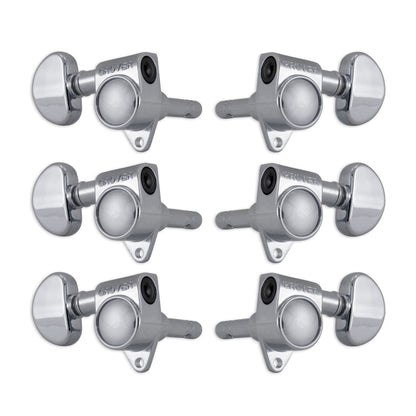 Grover Original Locking Rotomatics Machineheads ~ 3+3 ~ Chrome