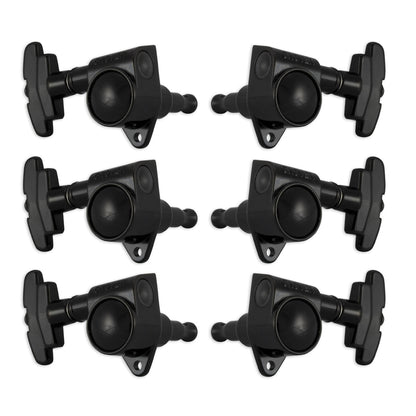Grover Super Rotomatics Machineheads - Black Chrome