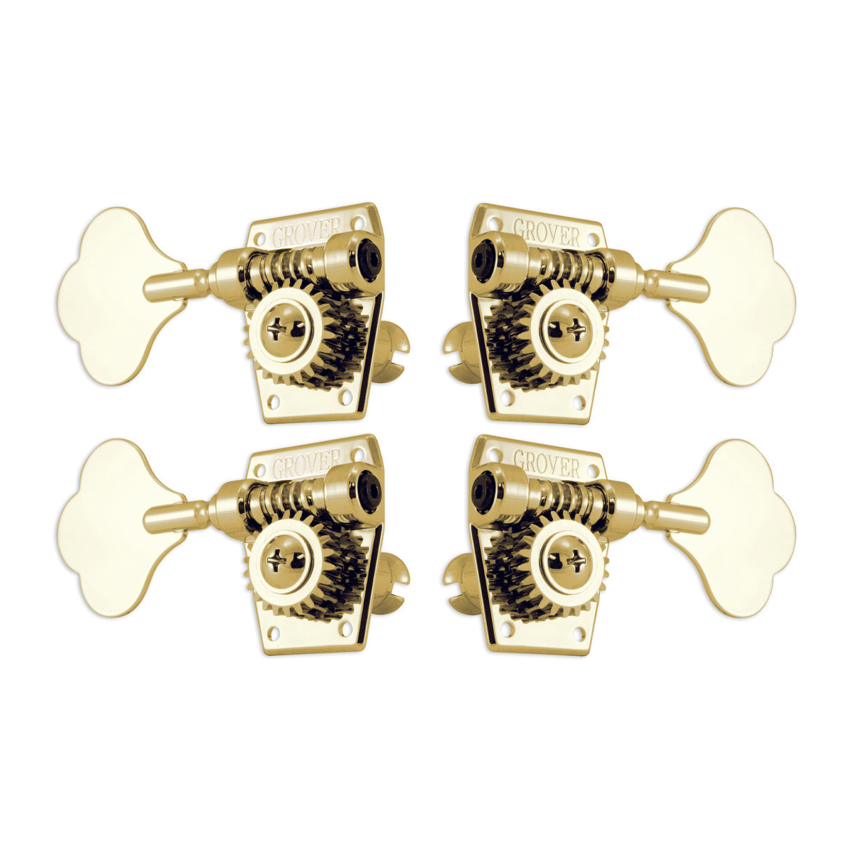 Grover Vintage Bass Machineheads 2+2 – Gold
